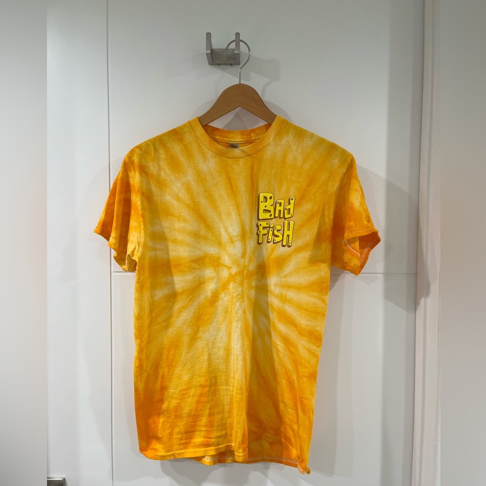 Bad fish tie-dye short-sleeve t-shirt, size Medium - new without tags.